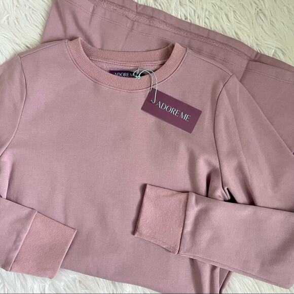 Purple Adore Me Sweatshirt Dress Size Medium - Picture 3 of 9